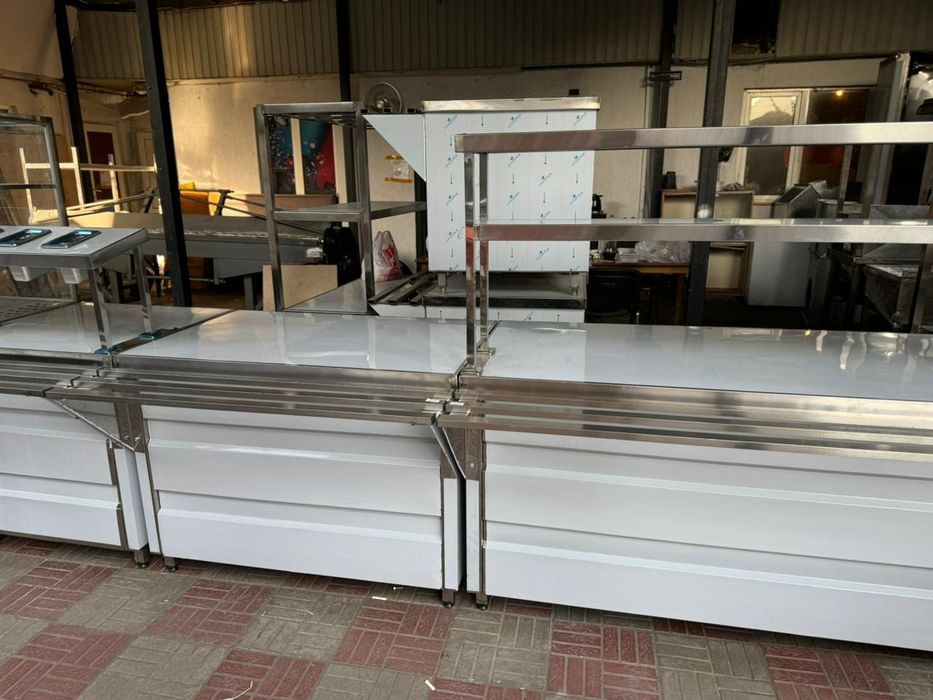 Линия раздачи мармит нейтральный стол кухонное оборудование