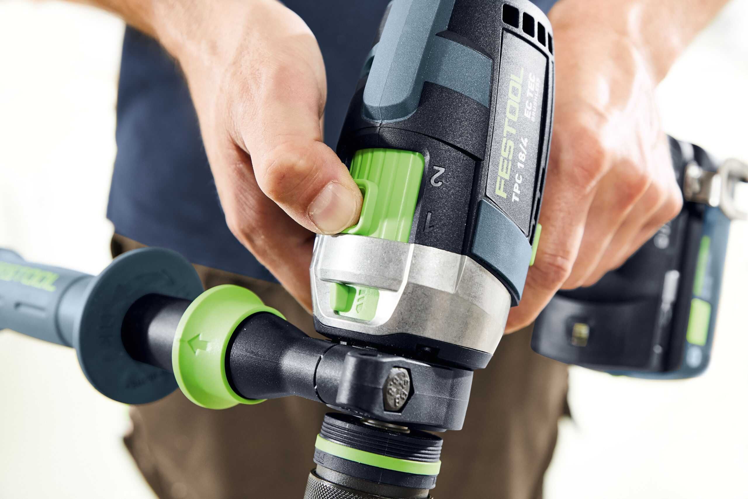 FESTOOL TPC 18/4 I Акумулаторен импакт сменяем патронник и куфар