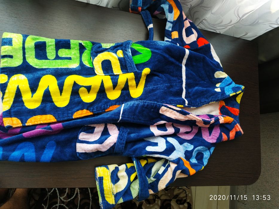 Халат банный детский