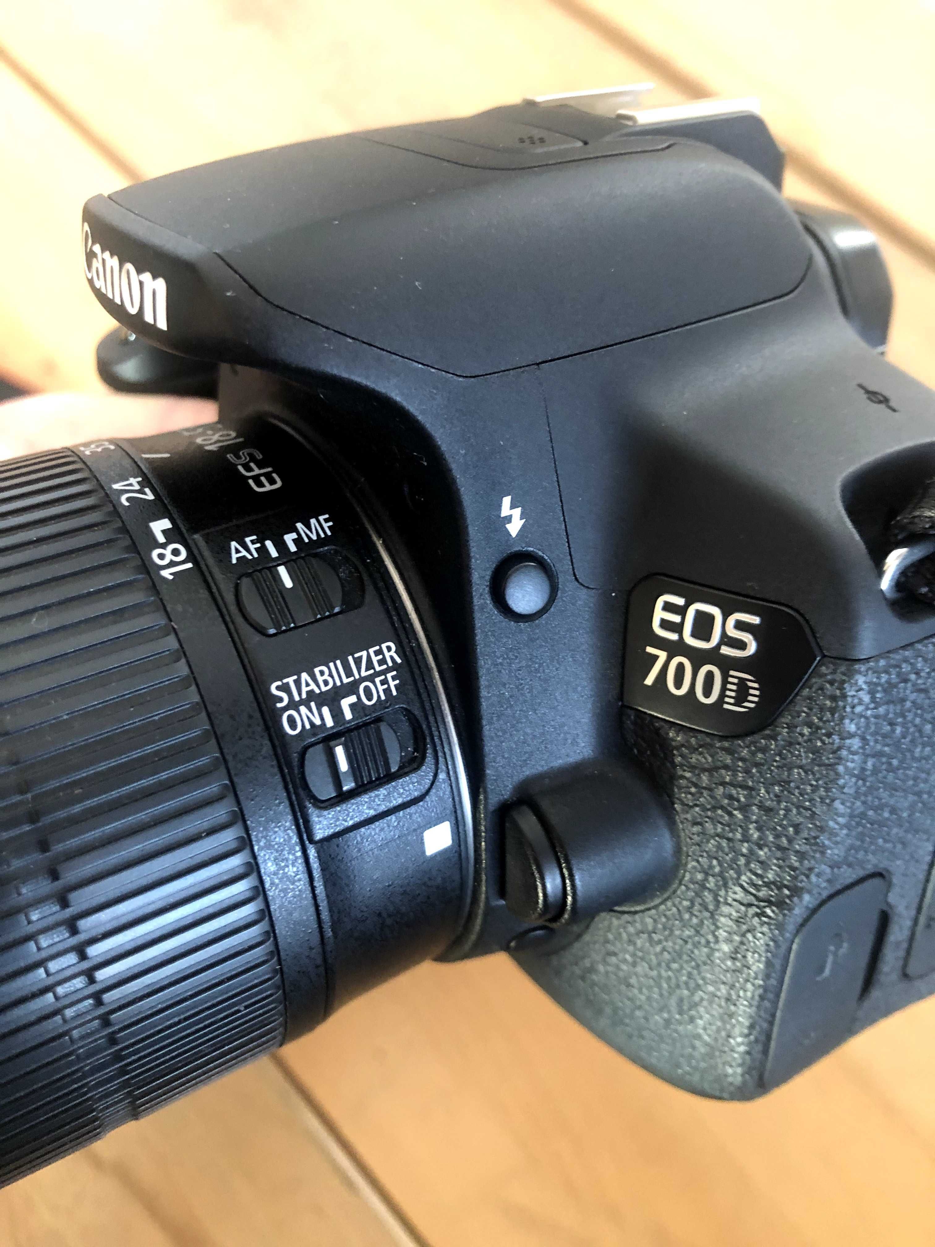 Canon EOS 700D с 18 мм обектив