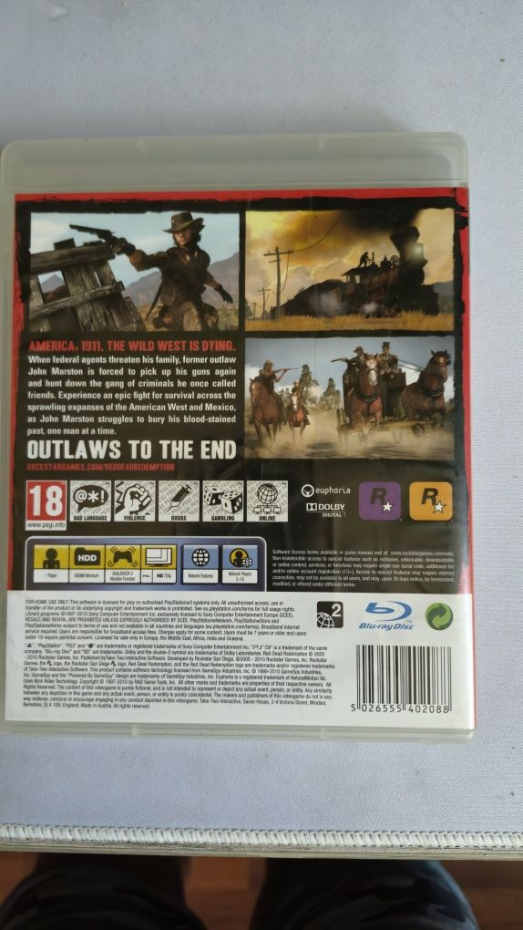 Диск с игрой Red Dead Redemption 1