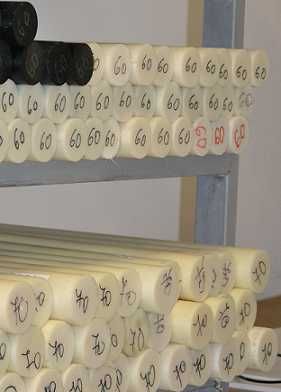 Poliamida,HDPE,PVC,teflon,textolit,POM,semifabricate si piese finite