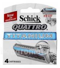 Лезвия Quattro Titanium 4 картриджа