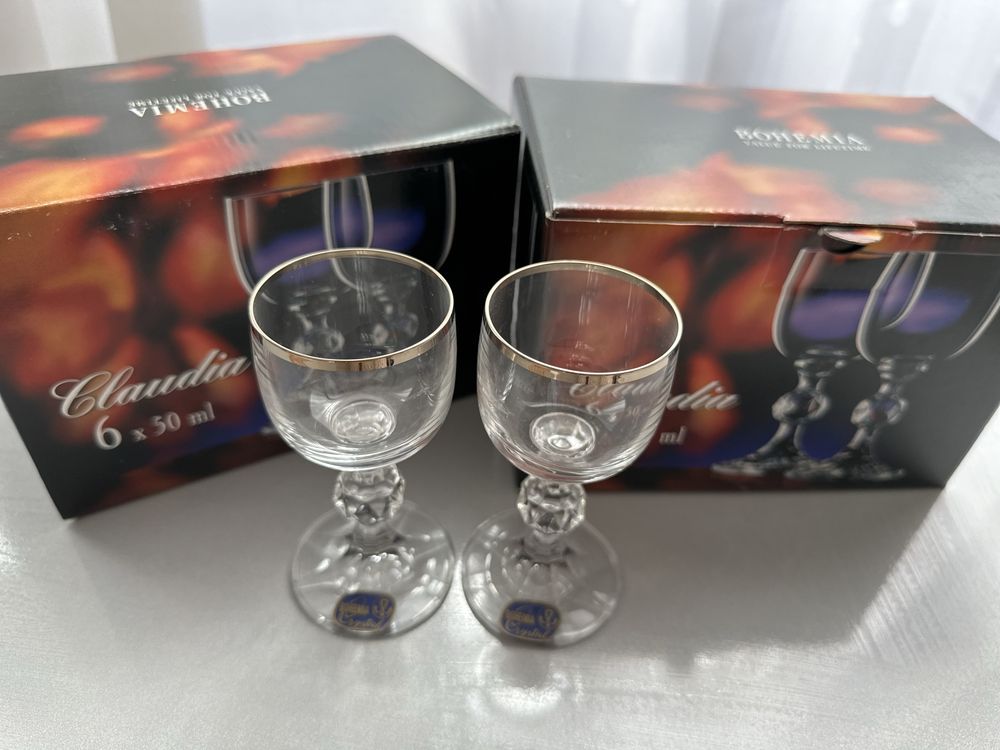 Рюмки Bohemia 12 шт новые
