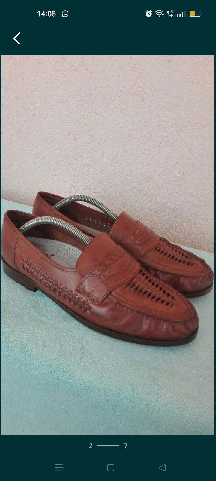 Pantofi bărbați Rieker nr 45 piele