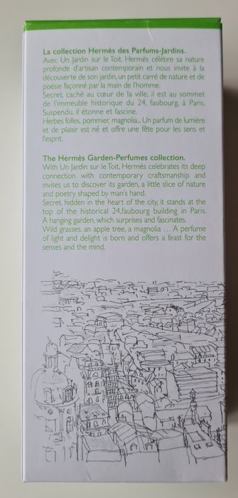 Hermes, Un jardin sur le toit, apă de toaletă 100ml, original