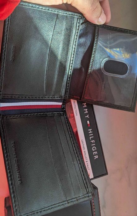 portofel Tommy trifold piele