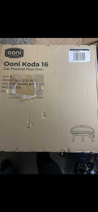 Cuptor pizza pe gaz Koda 16, Ooni, SIGILAT -NOU