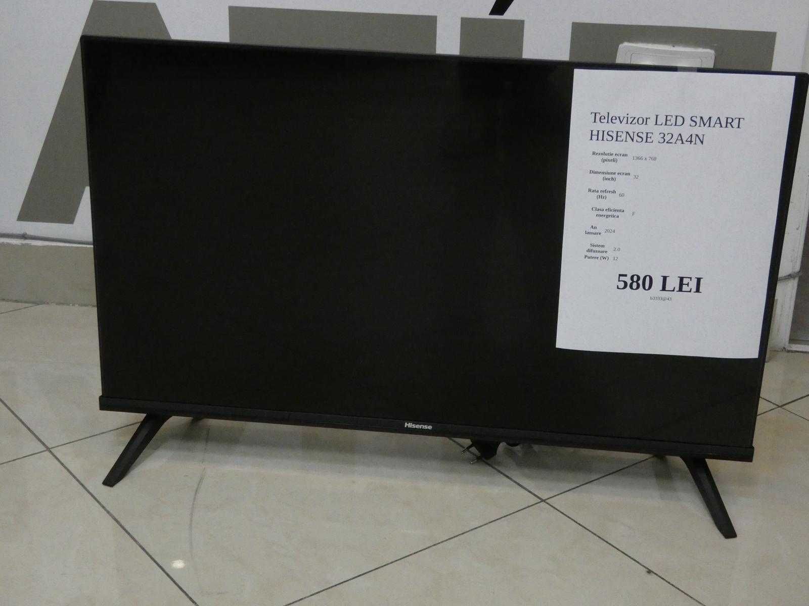 (Ag43) Televizor LED SMART HD HISENSE 32A4N  B3333- 2 Ani Garantie!