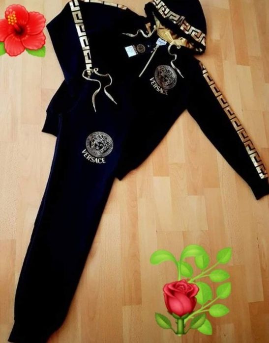 Treninguri Versace super model, logo auriu, saculet inclus