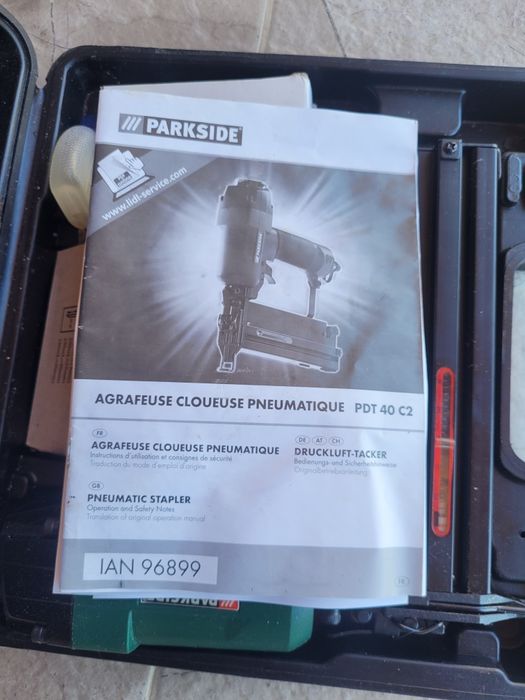 Capsator pneumatic parkside