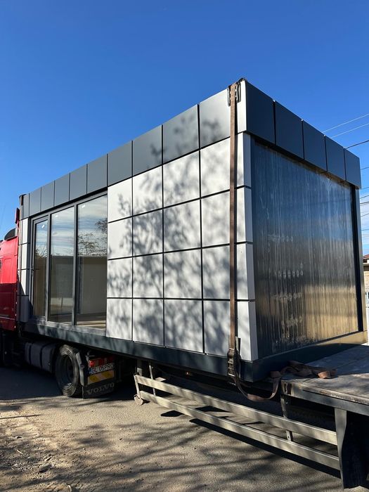 Vand container modular 3000x6000mm placat cu alubond