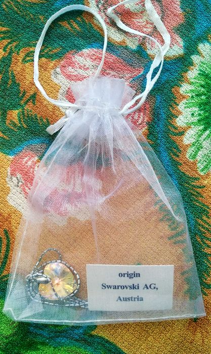 Дамско колие сърце кристал SWAROVSKI. Ново.