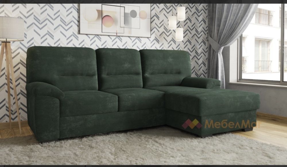 Ъглов диван с функция сън