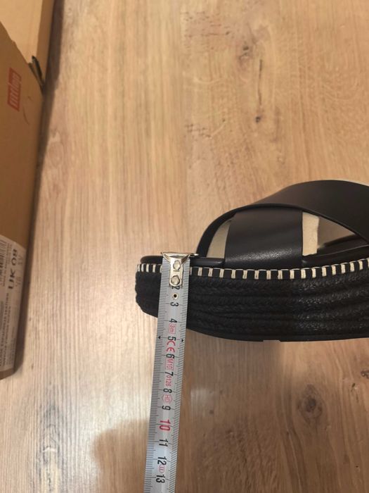 FitFlop Дамски кожени чехли Eloise Espadrille