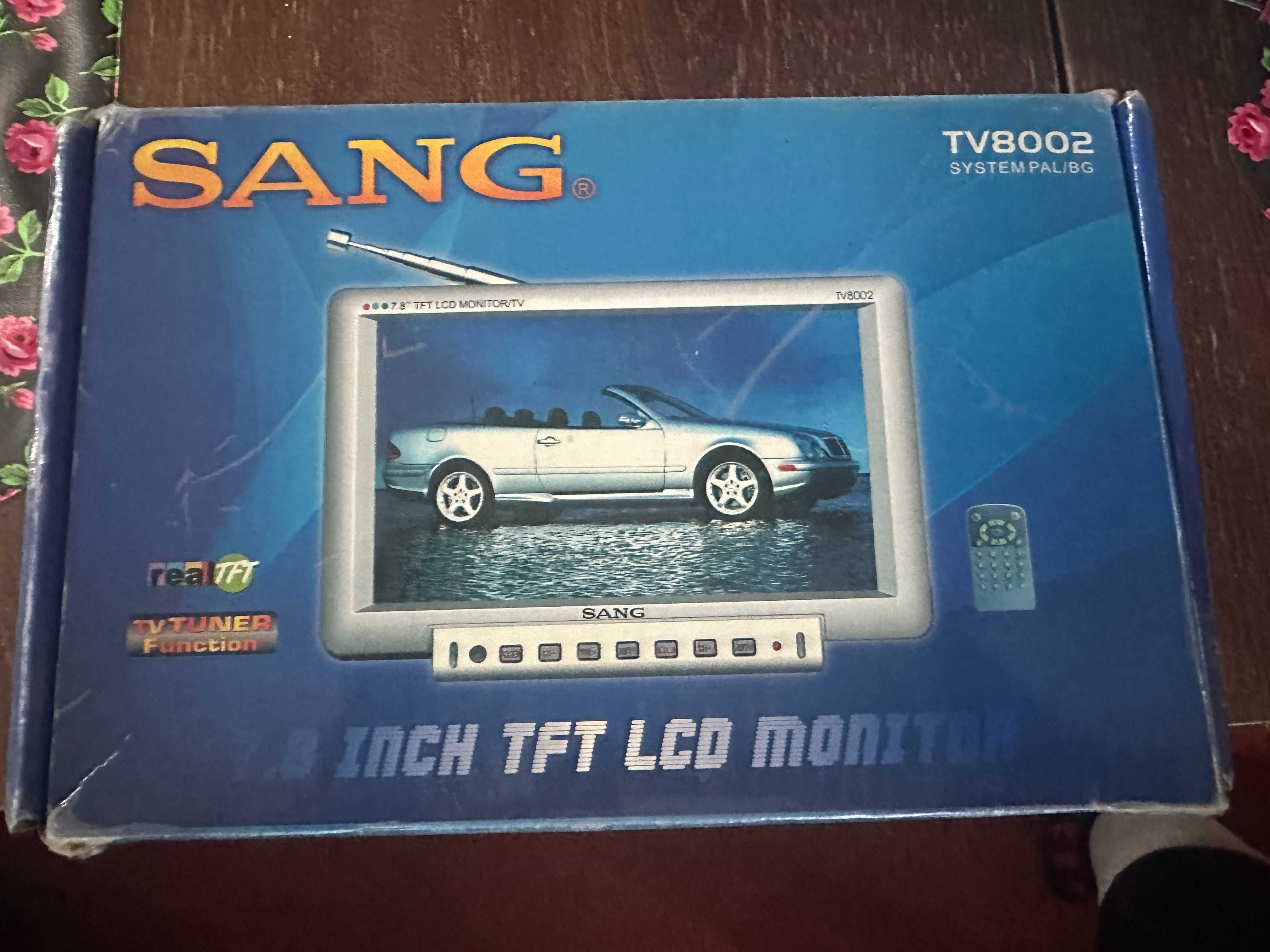 Портативен телевизор за кола SANG 7.8 и DVB T X-tremer