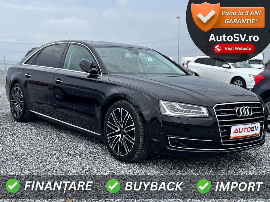 Audi A8 LONG 3.0TDI V6 Quattro Tiptronic / BOSE / Trapa / Ventilatie /