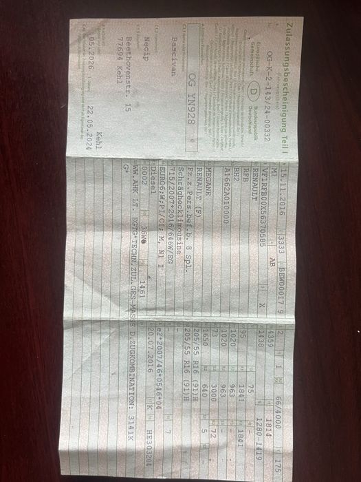 Renault Megane 4 1,5 dci Euro 6