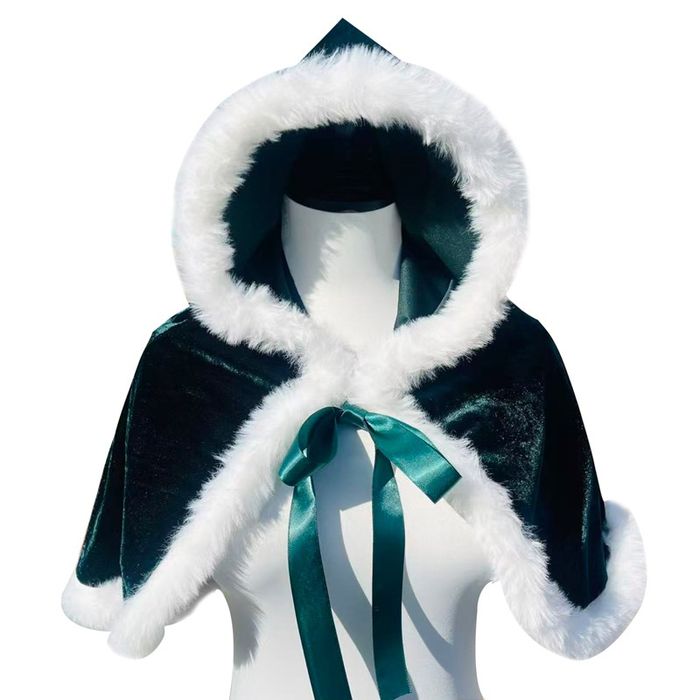 Накидка, новогодний костюм, снегурочка