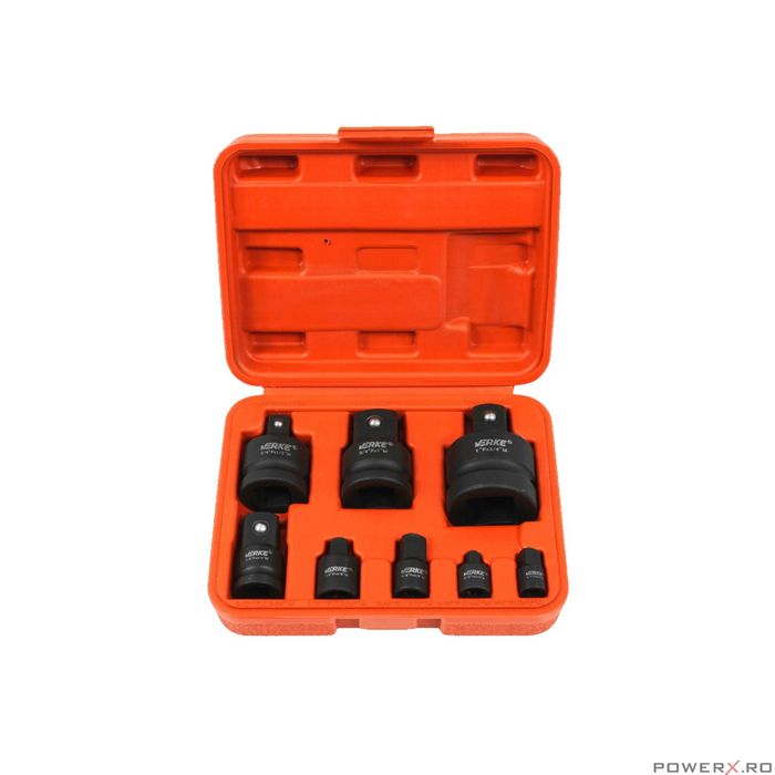 Set reductoare de impact, 1/4, 1/2, 3/4, 3/8, 8 piese, Verke