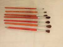 Set pensule pt pictura din par natural
