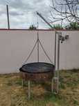 Gratar din inox suspendat