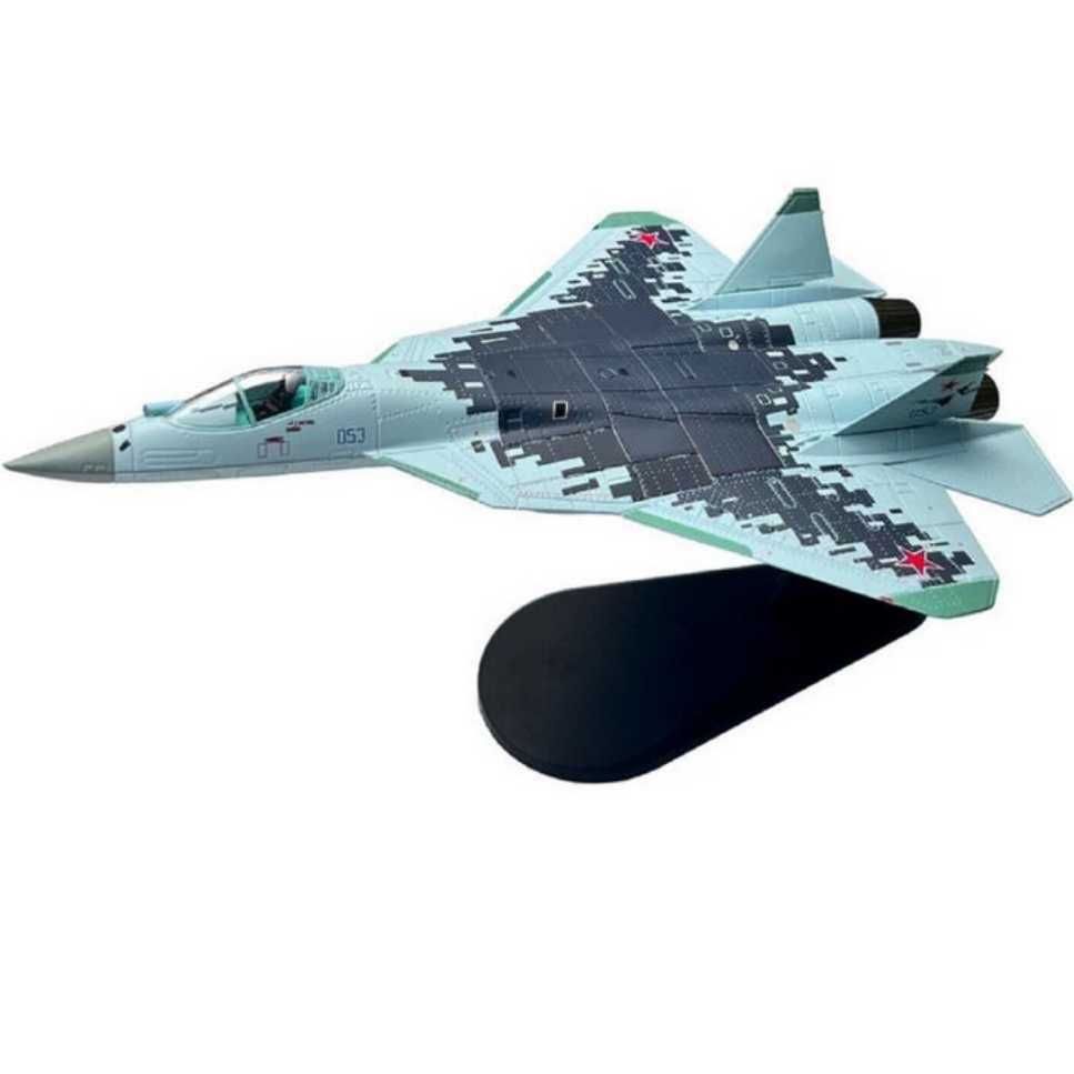 Macheta avion metalica SU-57 Felon scara 1:100 20cm