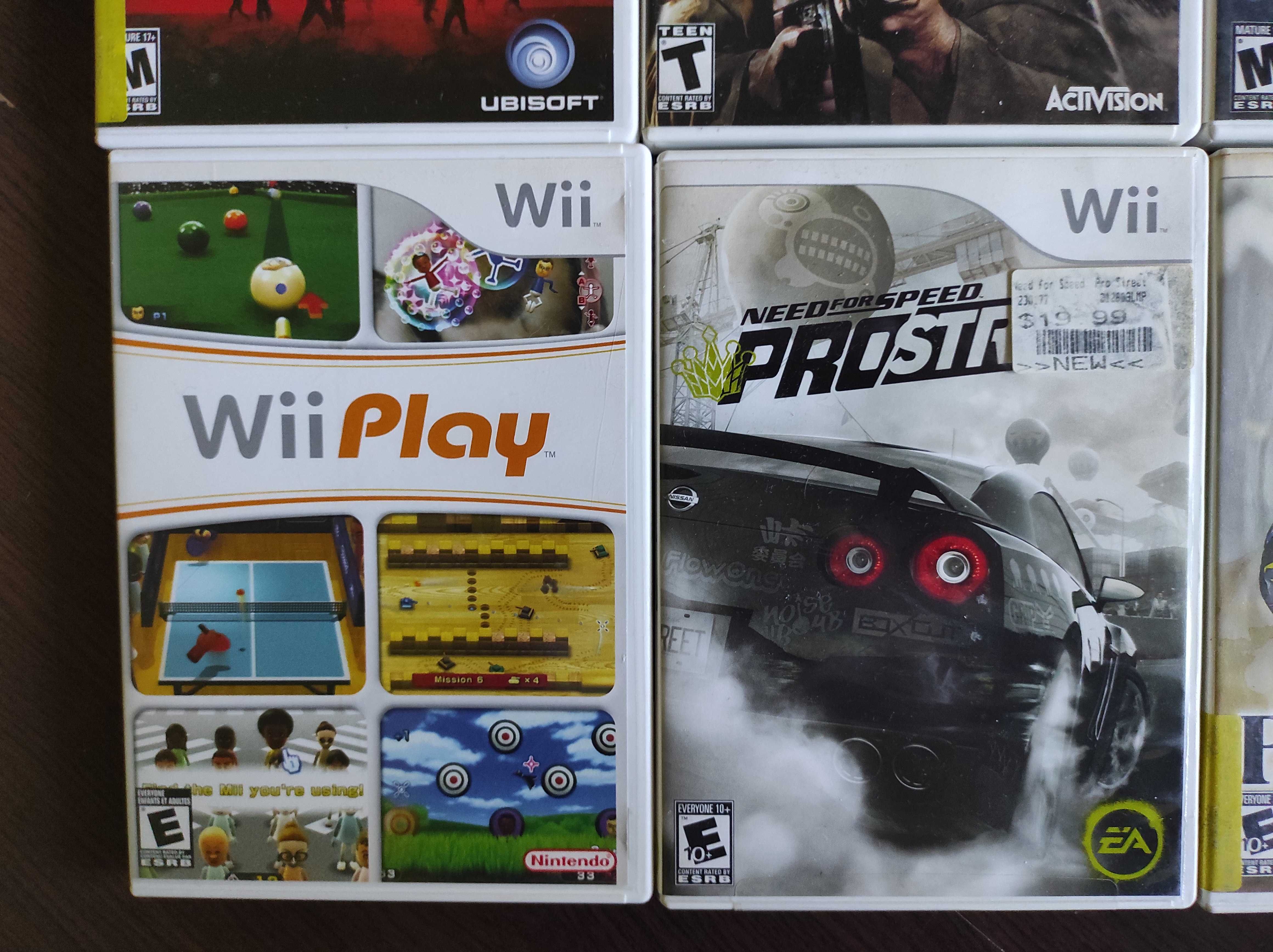 Wii NTSC Sports NFS Call Of Duty Paintball Nerf Resident Evil Wii Play
