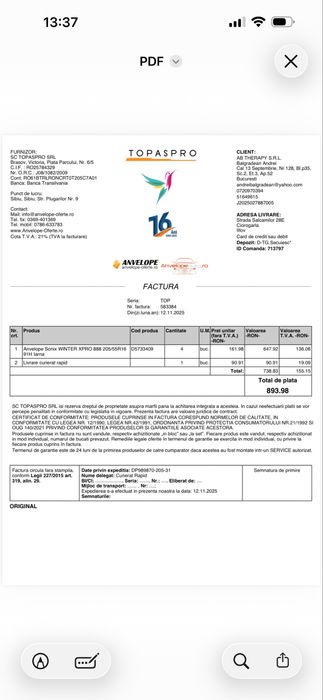 Cauciucuri de iarna noi