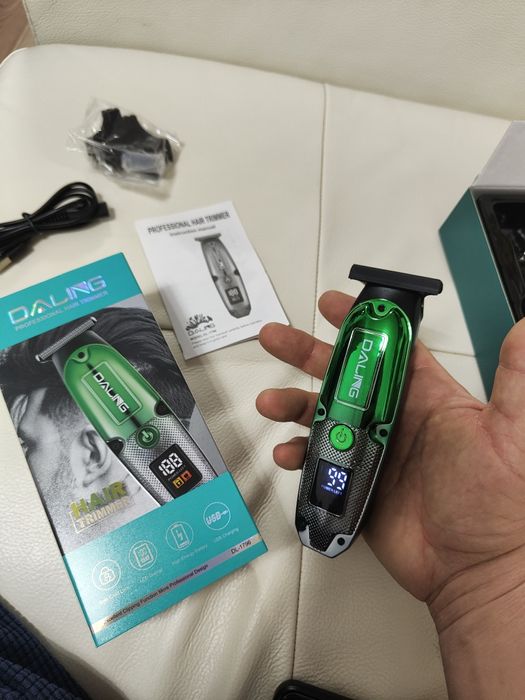 Mașină de tuns profesionala Trimmer cu acumulator și 2 trepte viteza