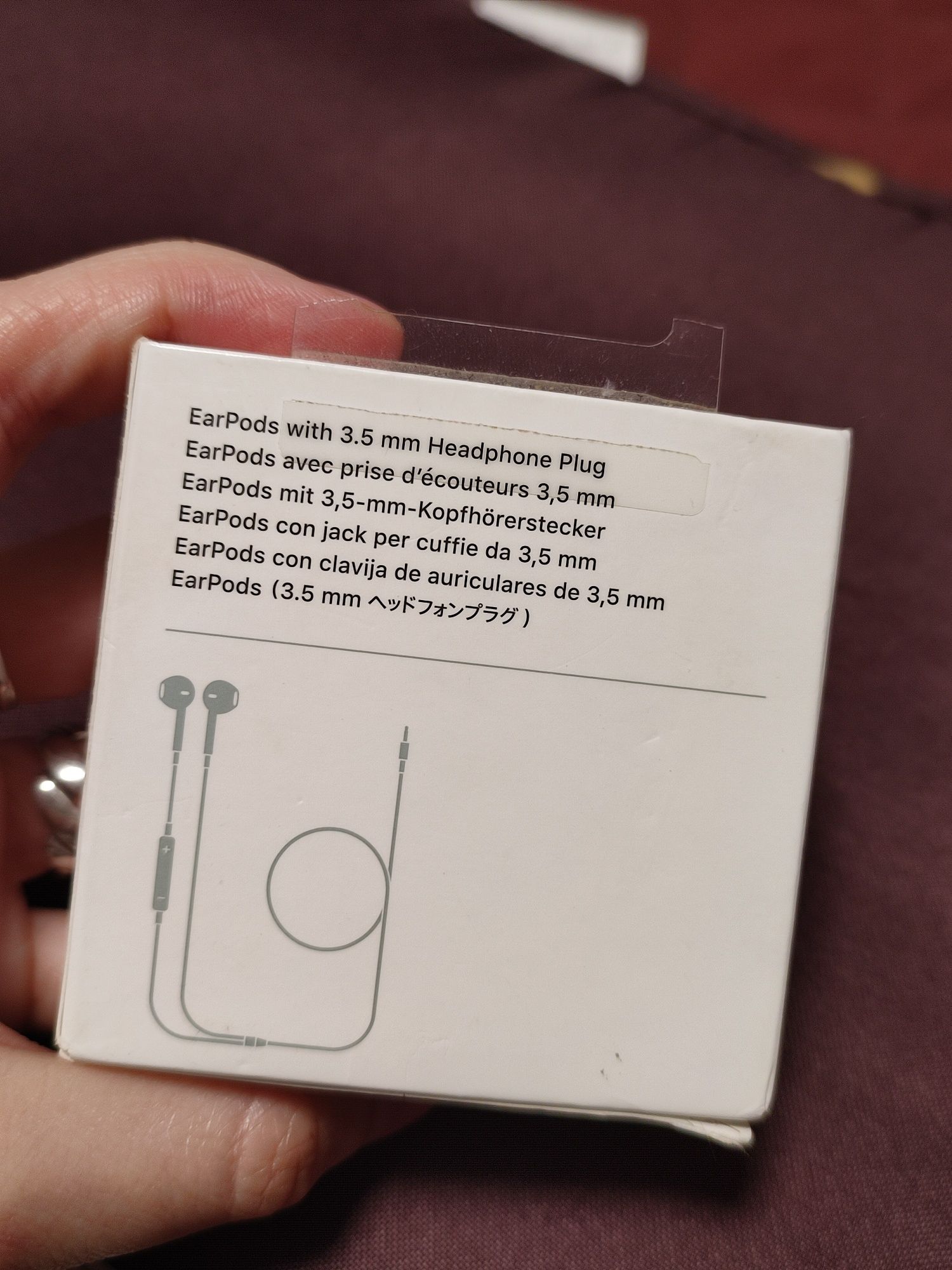 Căști Apple EarPods alb