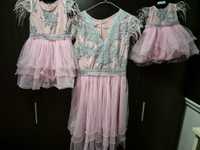 Set rochițe mama 2 fiice