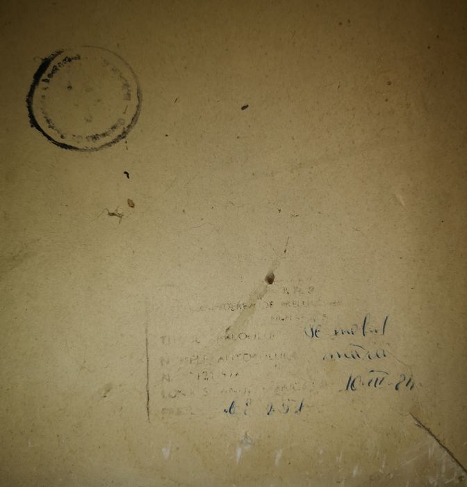 Tablou - Pe valul marii, Tablou pe pânză, Tablou vechi 1984