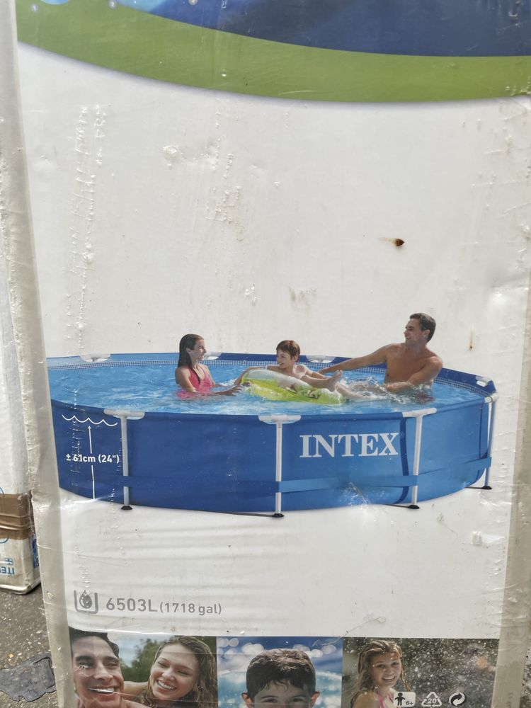 Picina intex de curte 3,7 m diametru