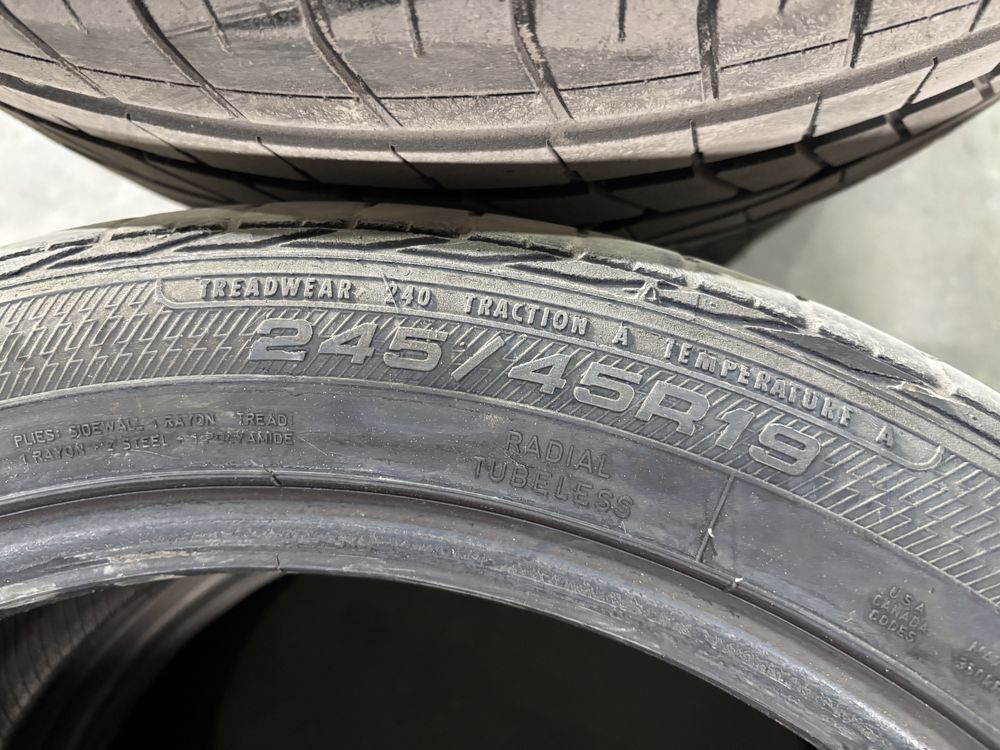 Set 4 cauciucuri Goodyear 245/45 r19 275/40 r19