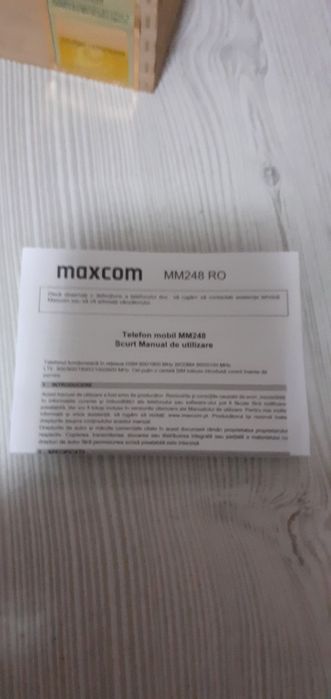 Telefon maxcom NOU