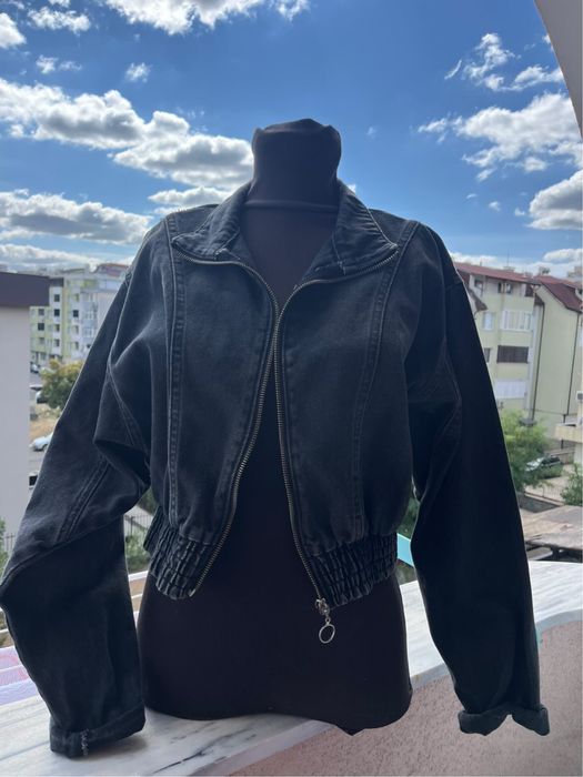 Дамско дънково яке