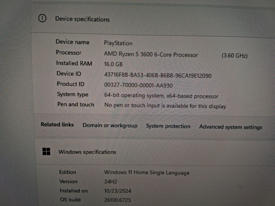 Геймърски компютър AMD Ryzen / RX 6600 / 16 GB RAM / 1 TB SSD
