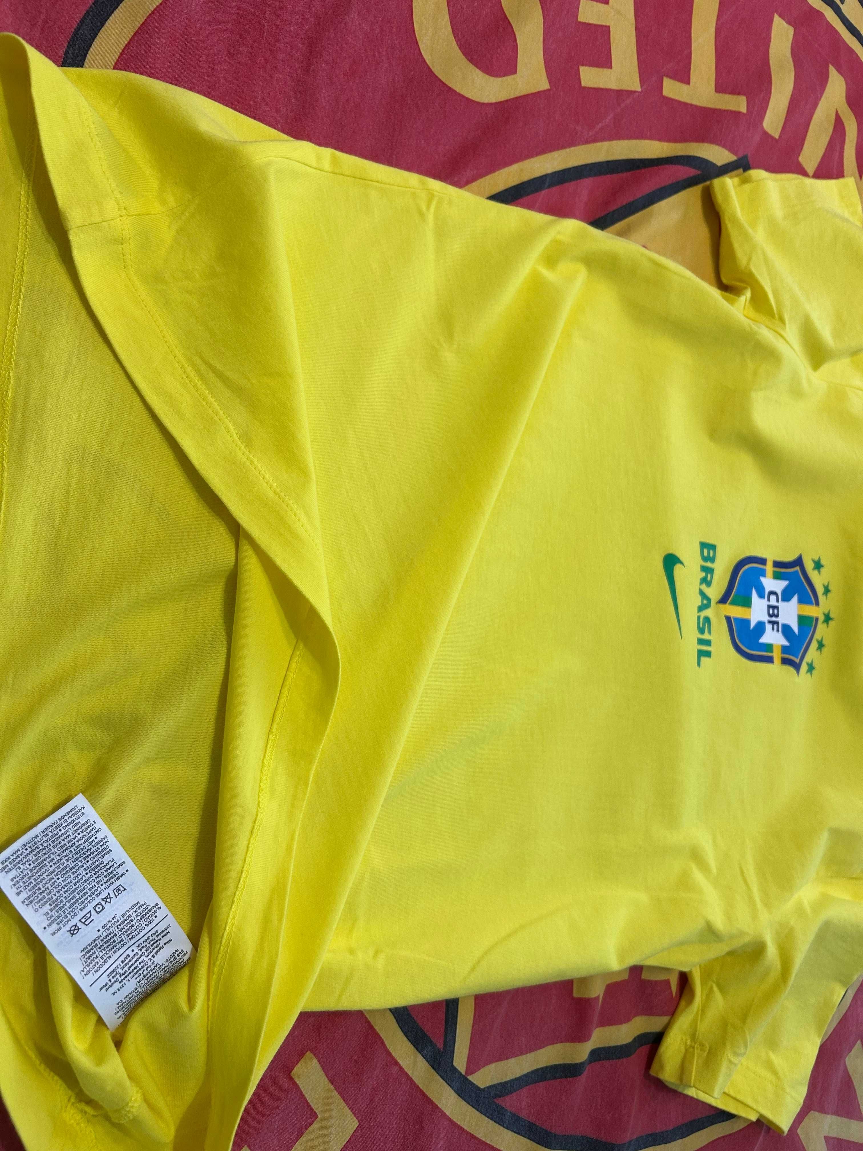 Памучна фланелка на Бразилия/ Brasil/ Brazil, Nike