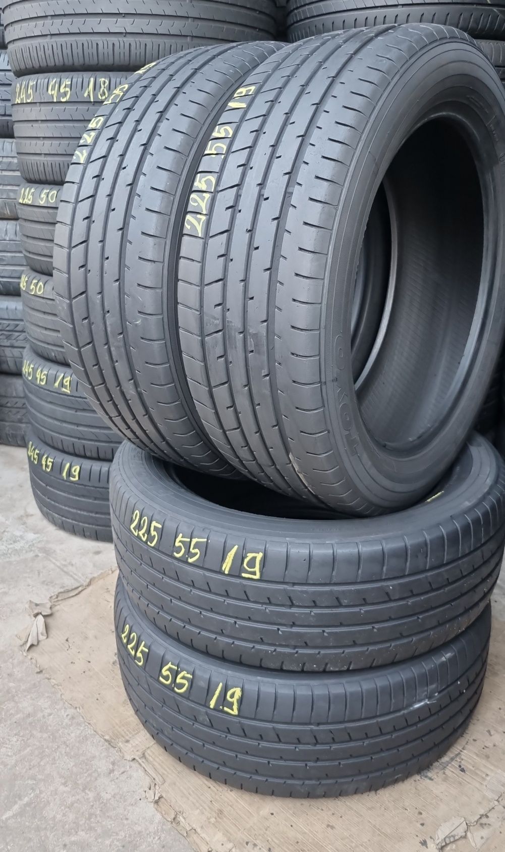 4 Anvelope Vară Toyo 225 55 R19  DOT4520.