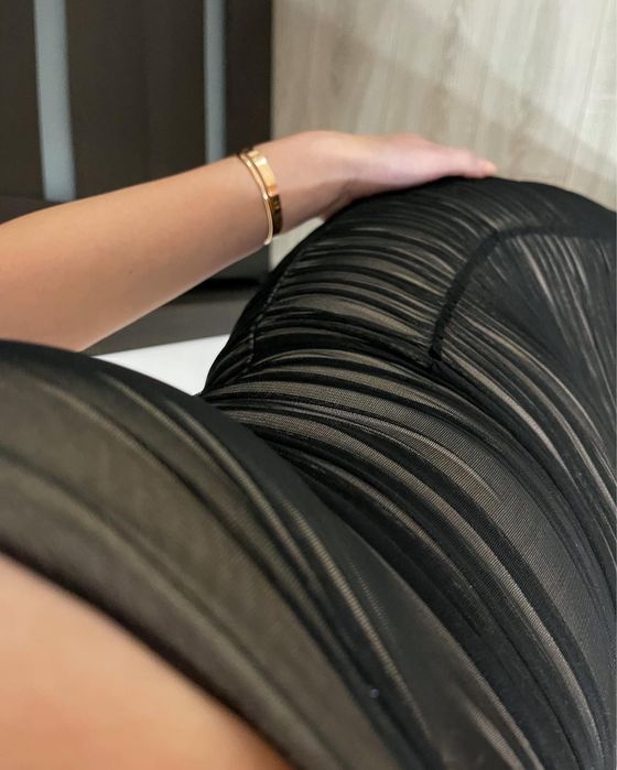 rochie bandage cu voal