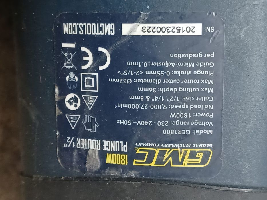 Freza pentru lemn englezeasca GCM de 1800 w