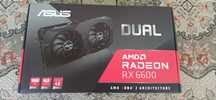 Asus rx6600 8gb ddr6 , нова , гаранция