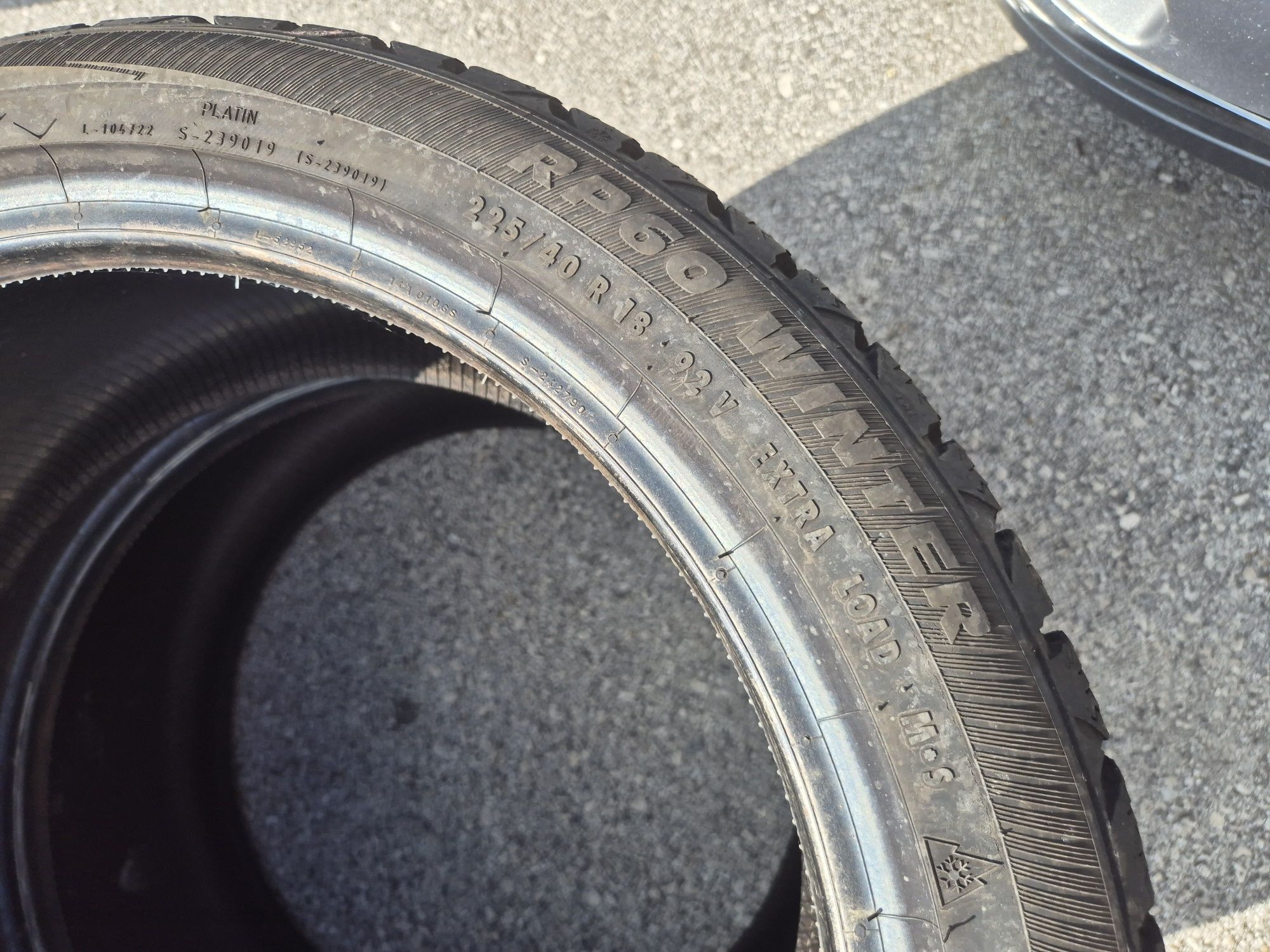 2бр. 225/40/18 Platin RP60 Winter зимни гуми летни