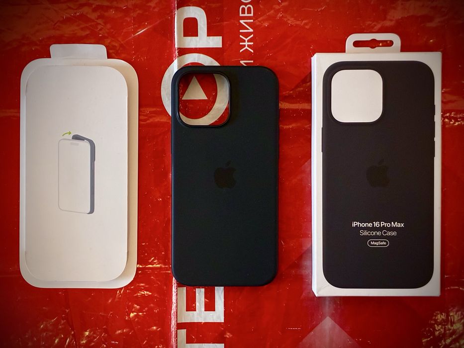 KATO НОВ iPhone 16 Pro Max Silicone / Силиконов Кейс Technopolis Black