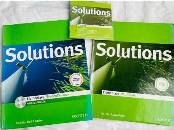 Доставка. Solutions student's book, workbook, third edition