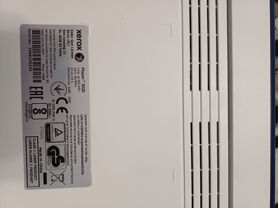 Imprimanta laser monocrom XEROX Phaser 3020