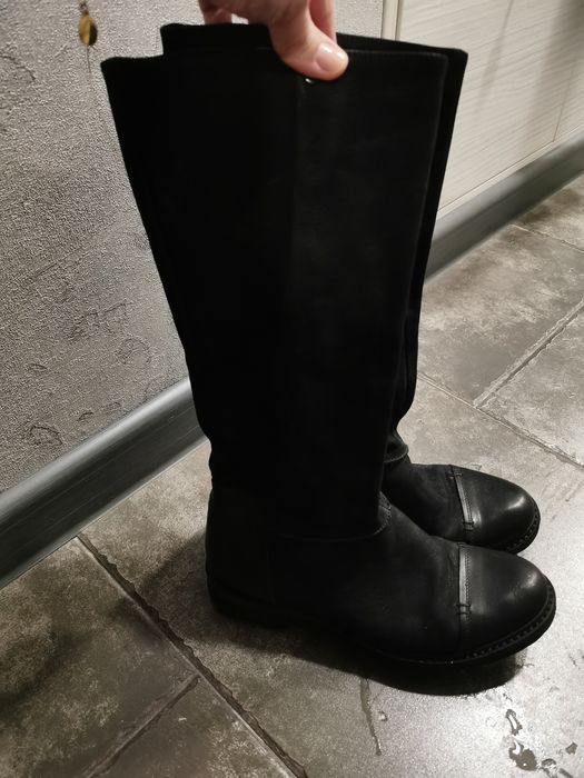 Естествена кожа ботуши и обувки