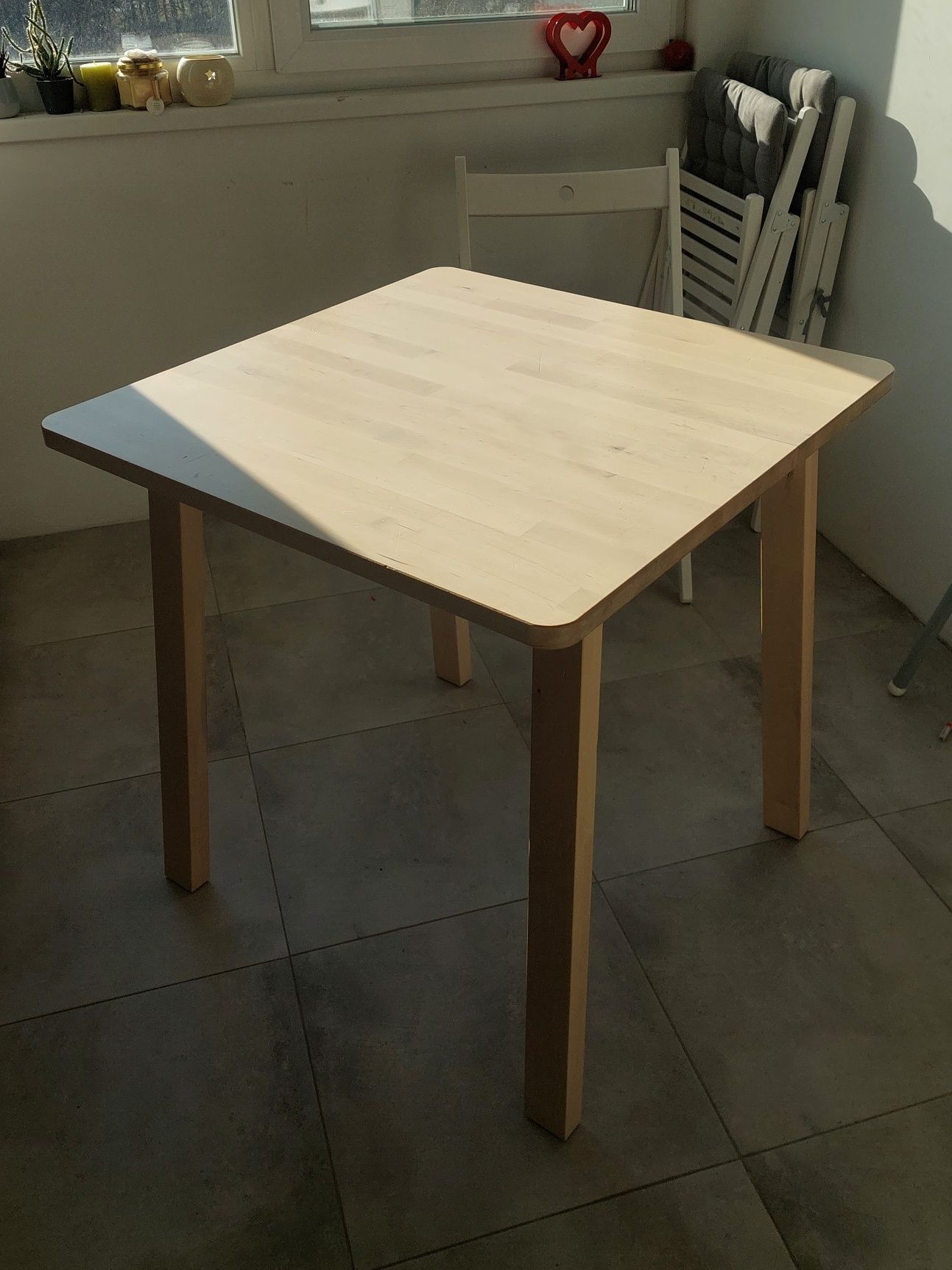 Маса IKEA NORRAKER масив бреза