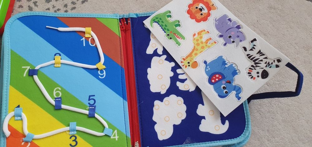 Busy book activitati bebe copii jucarie activitati fetru